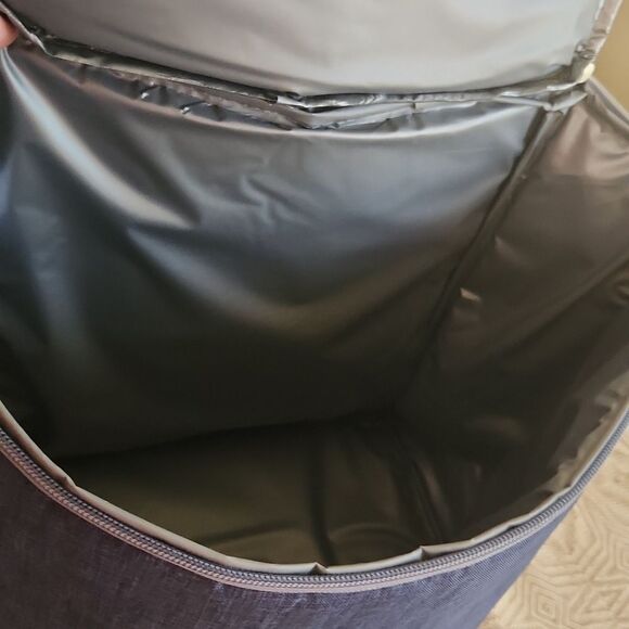 Brookstone insulated cooler NWT blue with top zipper - Picture 6 of 8